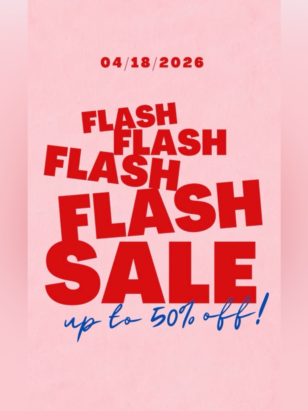 Flash Sale TODAY ONLY - DON’T MISS OUT!
